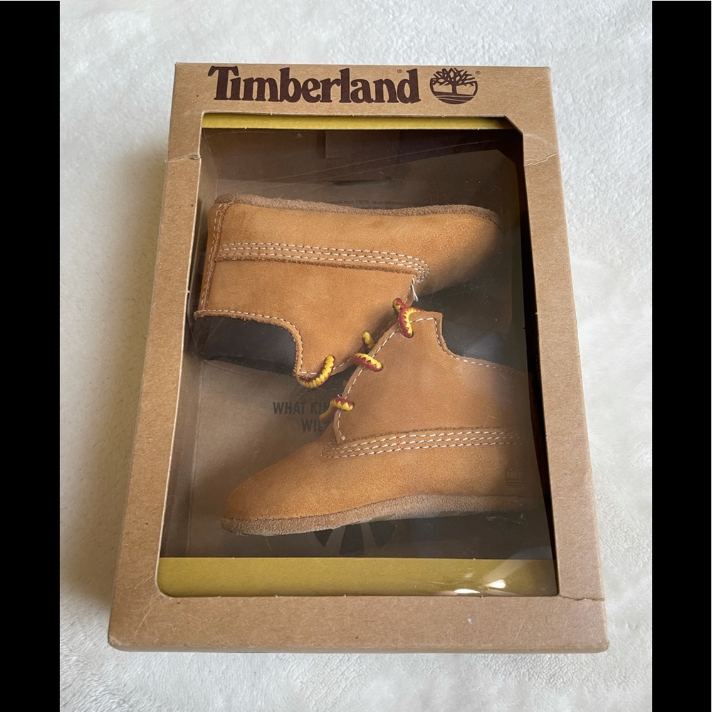 Timberland Infant Crib Booties Sz- 1